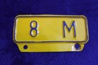 8M License Plate Topper Tag Accessory Truck Studebaker Ford Chevy GMC Dodge Ram