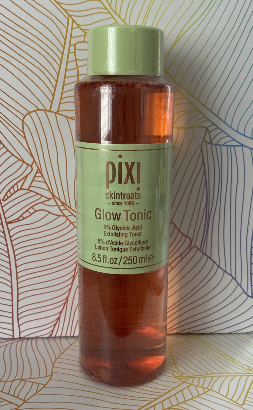 PIXI Glow Tonic 5% Glycolic Acid Exfoliating Toner 250ml Brand New & Sealed