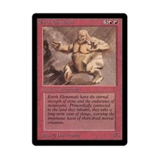WOTC MtG Beta Earth Elemental (U) Fair