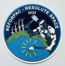 US Space Force REFORPAC 2025 Exercise Patch, PVC, 4 Inch, Hook and Loop