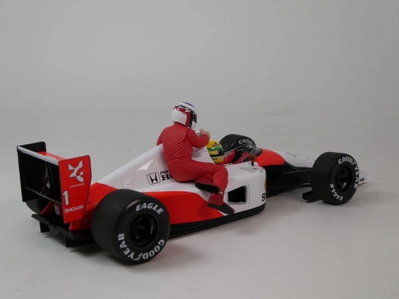 Minichamps Mclaren MP4/6 #1 Senna taxi Alesi Mexico GP 1991 WC 1/18 540911828 - Immagine 3 di 3