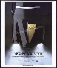 NIKKO TOYS - Original 1986 Trade AD / ADVERT_ Pontiac Firebird Trans Am _ RC ad