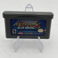Mega Man Battle Network 4: Blue Moon Game Boy Advance GBA Authentic & Tested