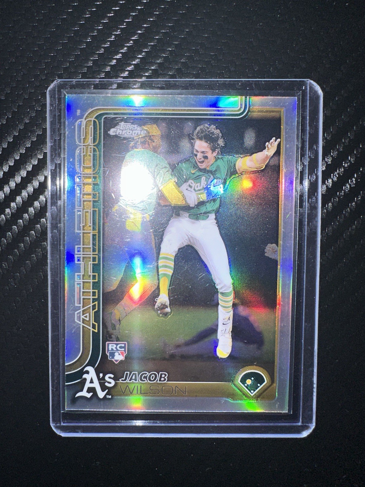 2025 Topps Chrome - Image Variation Refractor Jacob Wilson #96 (RC)
