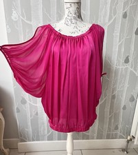 NEXT Fuchsia Pink Floaty Top Size 16 - New with tags