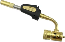 Gas Turbo Torch Tips with Adjustable Swirl Flame, Brazing Soldering Welding Plum
