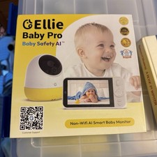 Ellie Baby Pro AI Non-WiFi Smart Baby Monitor Camera Digital w/ Manual Box