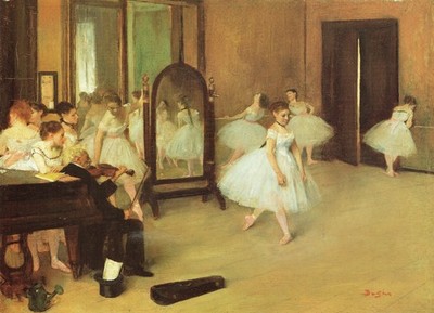 Edgar Degas - Tanzkurs 1871 Vintage Ballettprobe Impressionist Druck A1-A