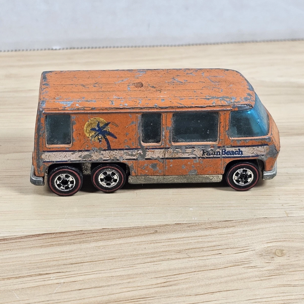 Hot Wheels GMC Orange Vintage Manufacture Diecast Cars, Trucks