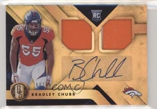 2018 Panini Gold Standard Jersey Double 60/75 Bradley Chubb Rookie Auto RC 9su
