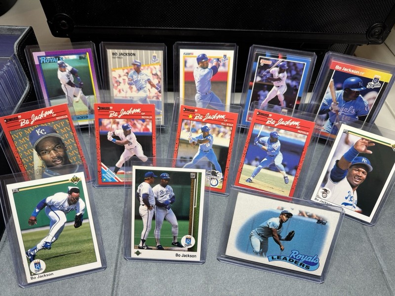 BO JACKSON CARD LOT (45) 1987 - Early 90s All Royals. Ooo So Plush!