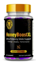 Honey Boost XL Mens Health Support Dietary Supplement 60 Gummies 1 Bottle