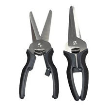 Kuhn Rikon Pro Shears with Soft Grip Handles Set of 2 K59804 BLACK