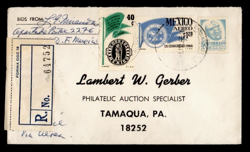 DR WHO 1986 MEXICO REGISTERED AIRMAIL TO USA R71053