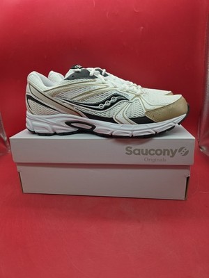 Size 12 - Saucony Grid Ride Millennium White Gold Black