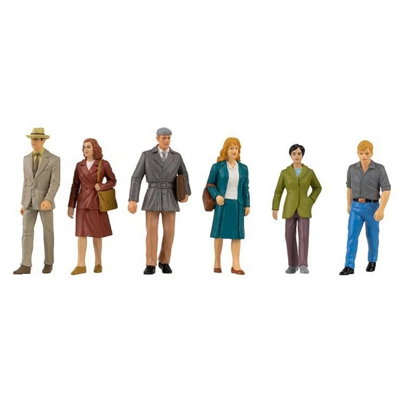 Figurines échelle G POLA Figurines POLA G - 6 Voyageurs Assis Pour