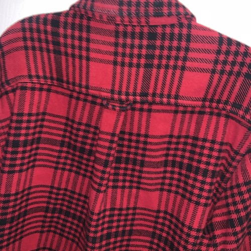 Woolrich Flannel Mens XL Buffalo Plaid Red Shirt Jacket Pockets Shacket - Picture 8 of 8