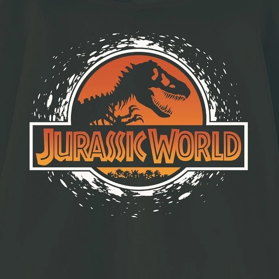 Pulôver com capuz Jurassic Park masculino Jurassic World para meninos jovens tamanhos 4-7 - Imagem 2 de 4