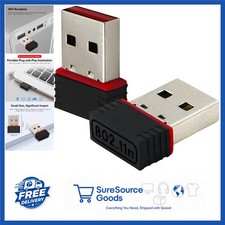 2 Pack USB WiFi Adapter 150Mbps 2.4GHz Driver-Free Plug and Play for Windows 10