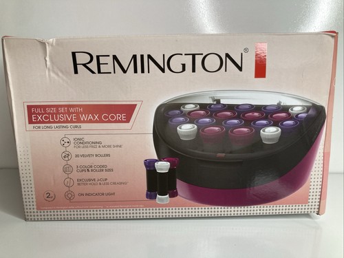 Remington Full Size Hot Roller Set Exclusive Wax Core 20 Rollers Hair Curlers