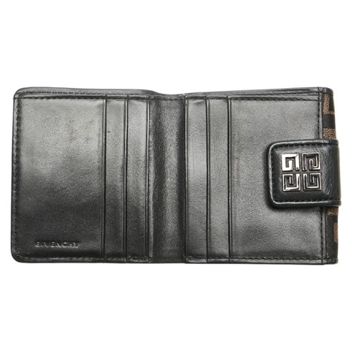 Givenchy logo Bifold Wallet W Hook Wallet Compact Wallet Women 【Used】 - Picture 4 of 8