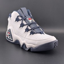 Fila Grant Hill 1 5BM00528-125 Women White Leather Athletic Basketball Shoes 8