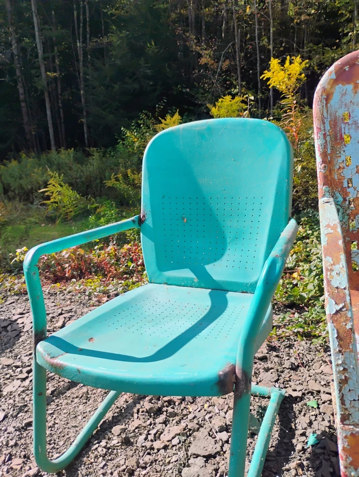 Cadeira vintage Arvin Dot (cadeira única) - Imagem 2 de 4