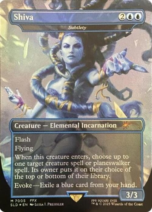 Shiva - Subtlety (Rainbow Foil) -Foil Near Mint MTG Secret Lair