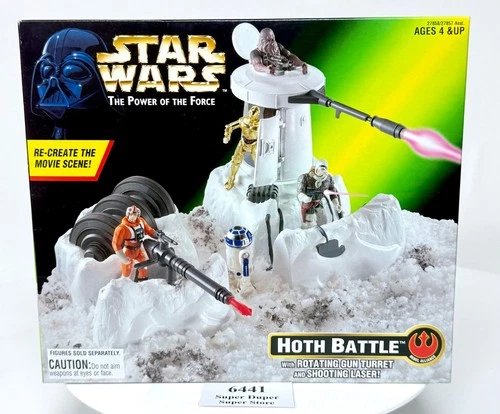 Star Wars - The Power Of The Force - HOTH BATTLE SET - Kenner - 1997 - Rare Set~