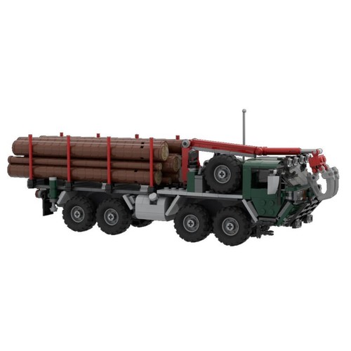 Custom M985 HEMTT Log Truck kleine Partikel 737 Teile Spielzeug Geschenk zu Weihnachten - Bild 3 von 3