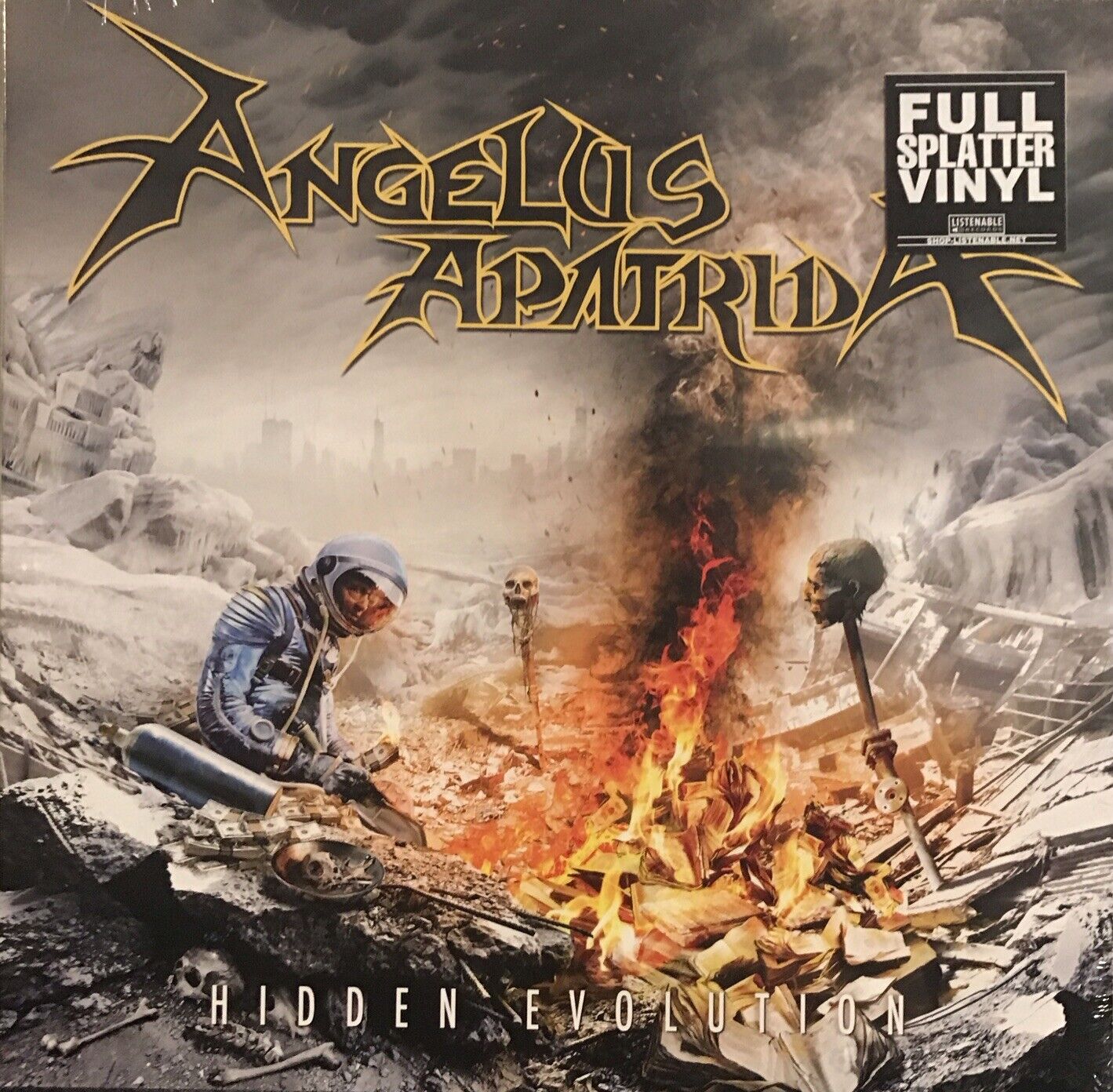 Angelus Apatrida – Hidden Evolution LP 2022 Listenable – POSH644 [Splatter] *FR