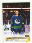 2022-23 Upper Deck Quinn Hughes UD Canvas Card C81 Vancouver Canucks