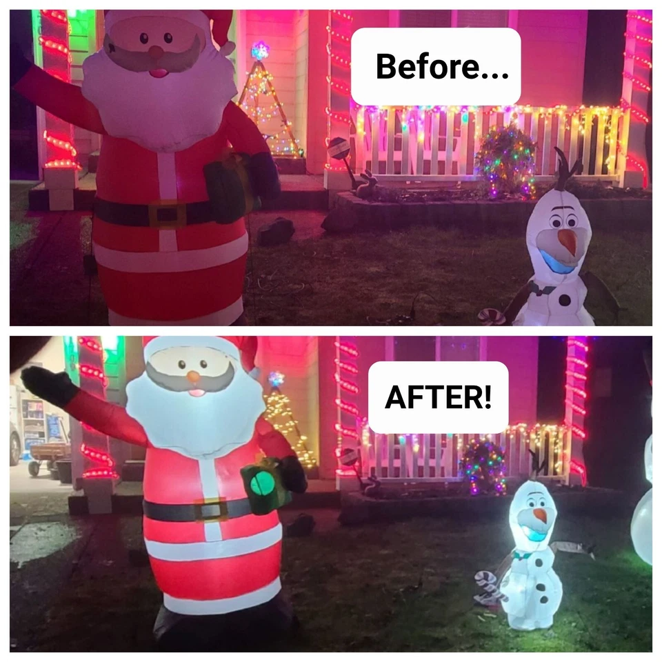 Luz LED de repuesto inflables - 3 por pedido BLANCO FRÍO 6000K Foto 2 de 4