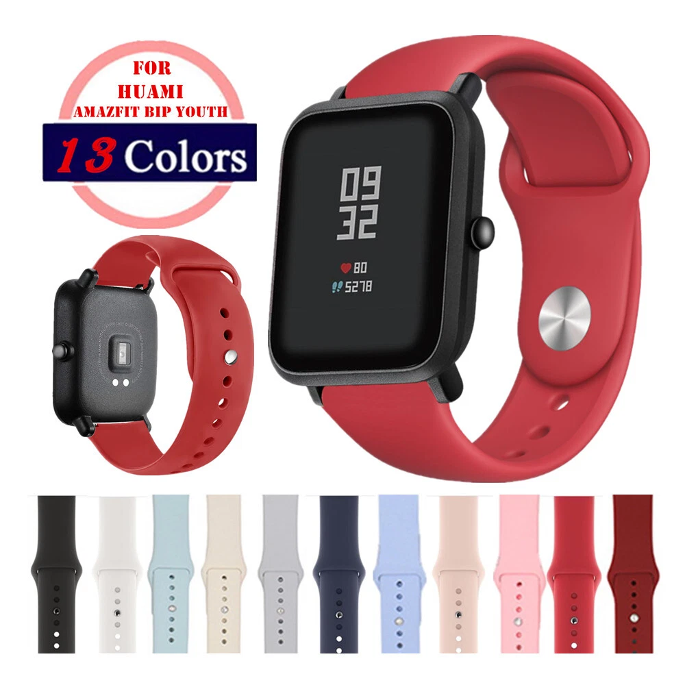 Vancle Correa para Amazfit Bip Correa/Amazfit Bip 3 / Amazfit Bip U Pro/Bip  3 Pro/Bip U/Bip Lite/Bip S/Bip S Lite, 20mm Pulsera de Repuesto de Metal  con Hebilla a Presión de Acero