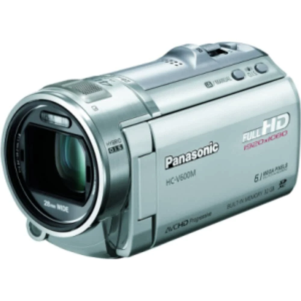 USED Panasonic HC-V600M-S Digital HD Vision Video Camera Built-in Memory 32GB S