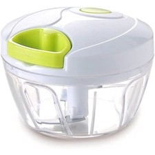 Fruit Vegetable Onion Garlic Cutter Press Manual Food Speedy Chopper Mini Slicer