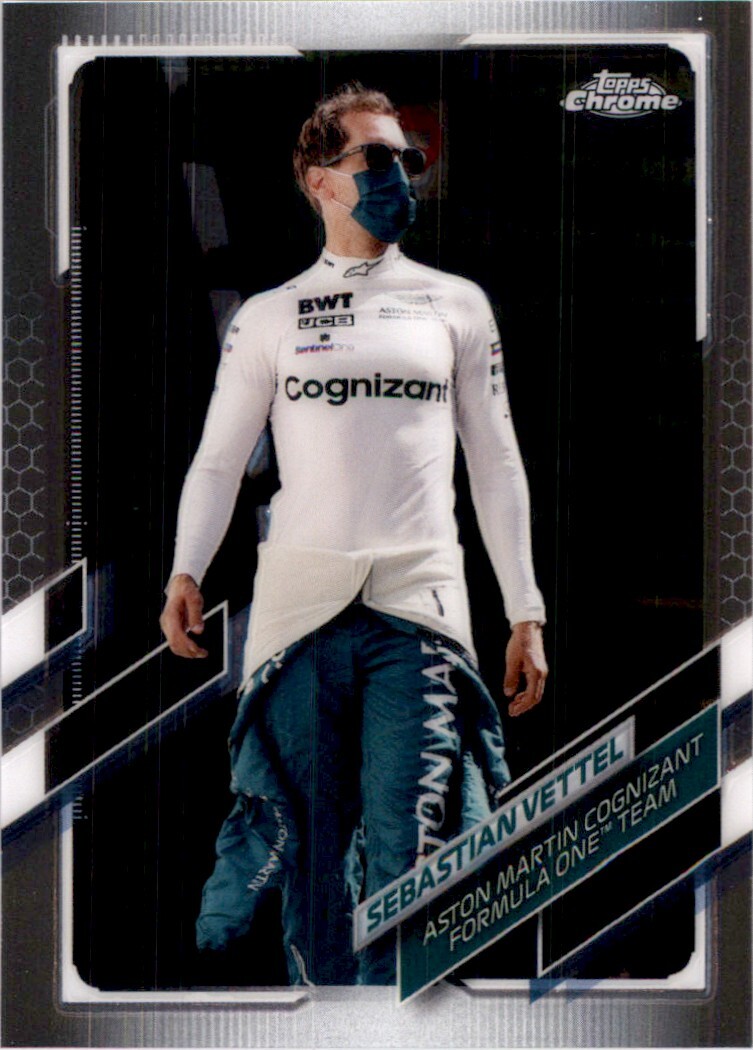 2021 Topps Chrome Formula 1 Sebastian Vettel Aston Martin