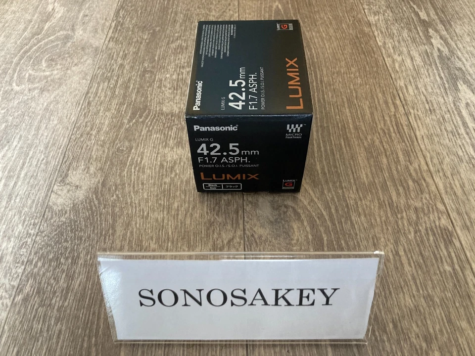 Panasonic H-HS043-K LUMIX G 42.5mm F1.7 ASPH. POWER O.I.S. Black New in Box - Image 2 of 4
