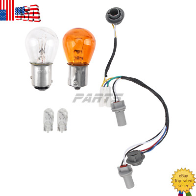 For 11-14 Hyundai Sonata 2.0L 2.4L Rear Tail Light Socket Harness +4 light bulb