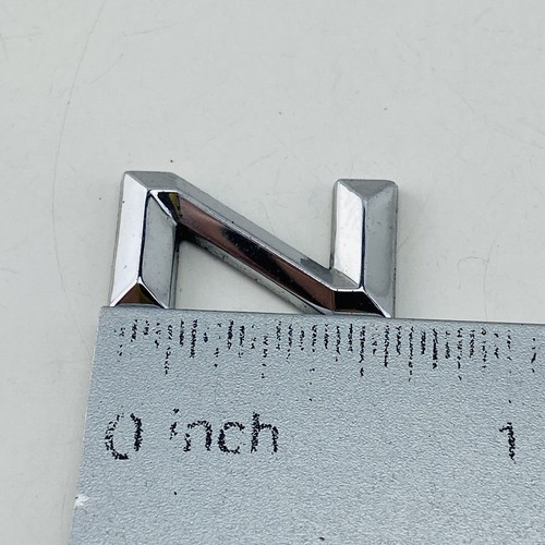 2003-2007 Lincoln Town Car Emblem Logo Letter Badge Trunk Lid Rear OEM D59N-2 - Picture 2 of 6