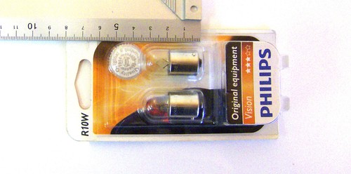 Bombillas De Coche Philips R10W 12V 10W Vision Paquete De 2 Piezas 12814B2 - Imagen 5 de 5