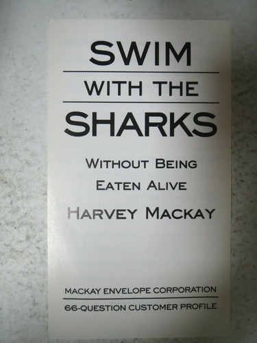 Swim with the Sharks Without Being Eaten Alive-Harvey Mackay-Book on Cassette - Picture 3 of 6