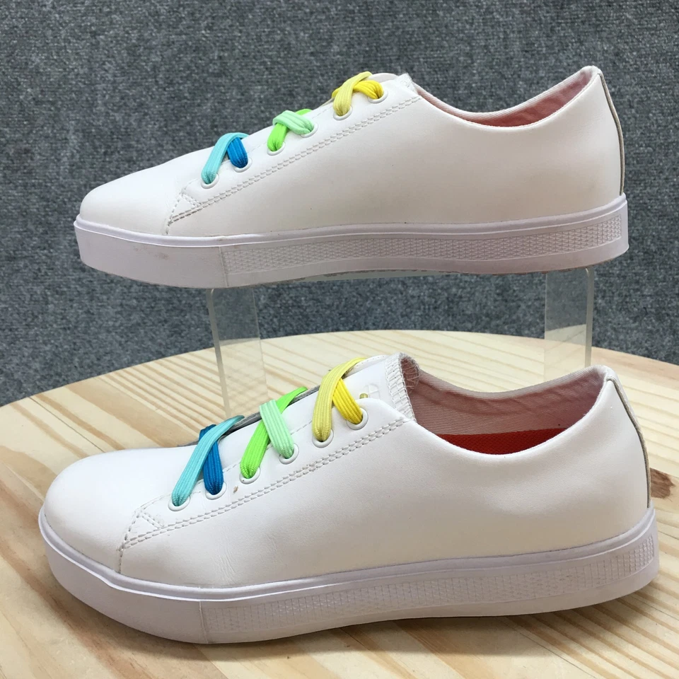 Туфли для экипажей туфли женщин 7,5 комфорта кроссовок белый шнурует вверх низкий верхний 36320 - Изображение 2 из 4