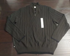 Geoffrey Beene 3/4 Zip Men's Pullover Sweater Size XL (NWOT)