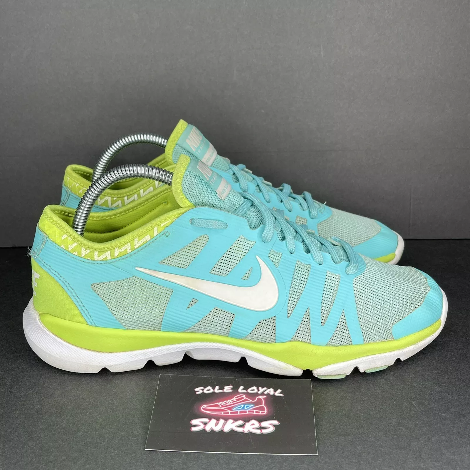 Chaussures d'entraînement Nike Flex Supreme TR 3 baskets bleu chaux femmes taille 9,5