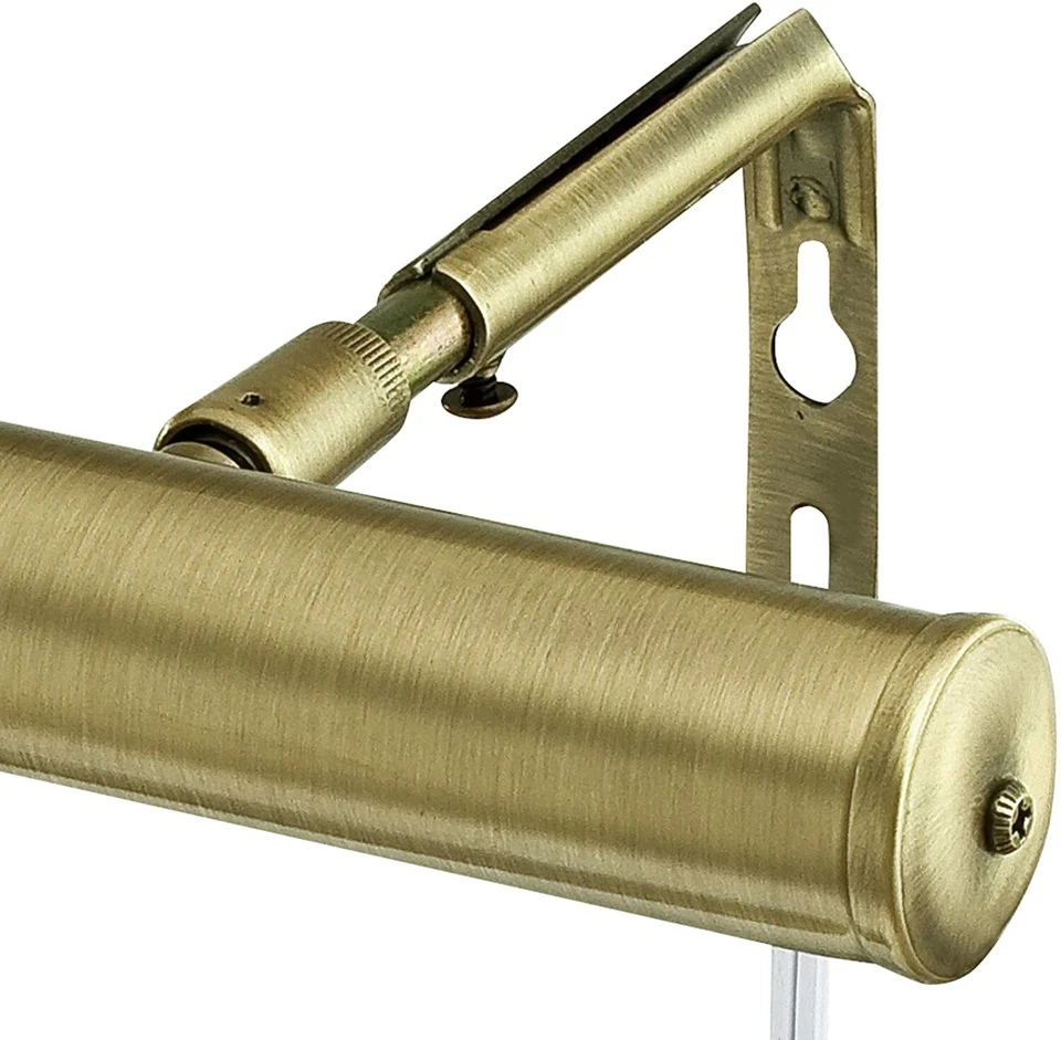 Luz de imagen delgada de 7 pulgadas - Iluminación antigua de latón Ciata Foto 2 de 3