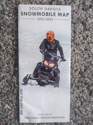 South Dakota Snowmobile Sled Trail Map 2023 Black Hills Trails,Eastern State