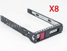 8PCS 3.5" LFF SAS SATA Hard Drive Tray Caddy For HP G10 ML350 ML110 Gen10 USA