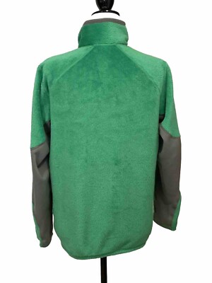 Patagonia R2 Jacket Large Brilliant Green Fleece Polartec Thermal