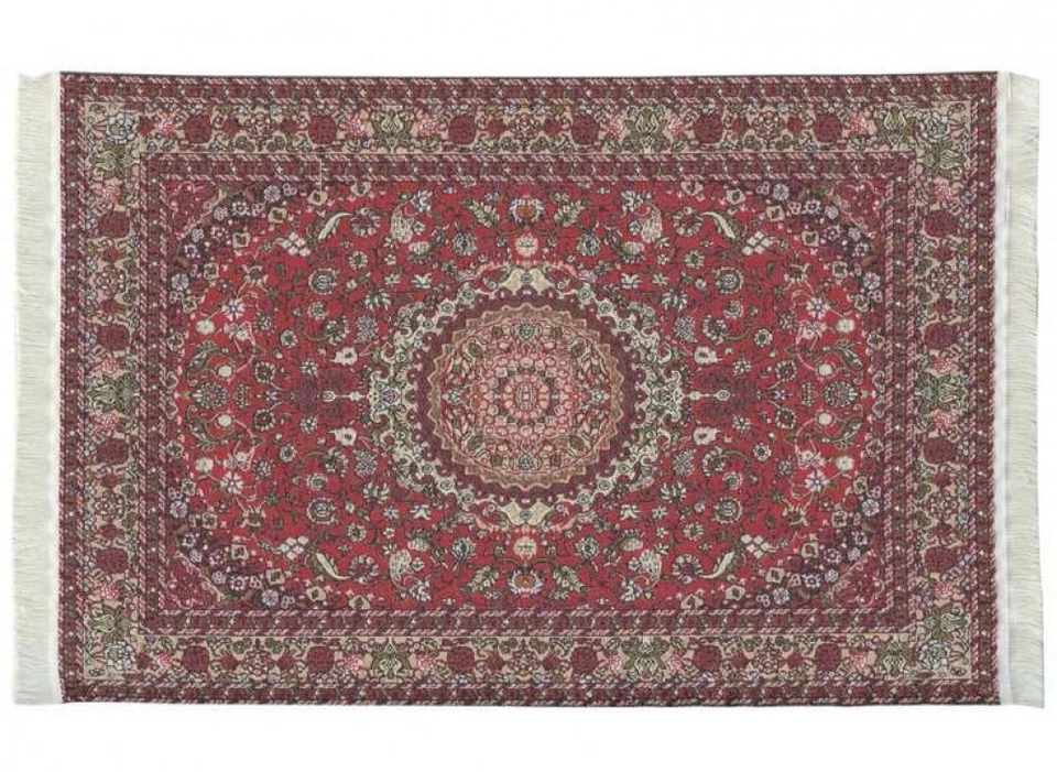 MARKENLOS Puppenstube Miniatur - Orient Teppich 20 x 30 cm Muster H